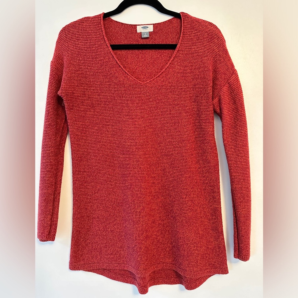 Old Navy red orange sweater
